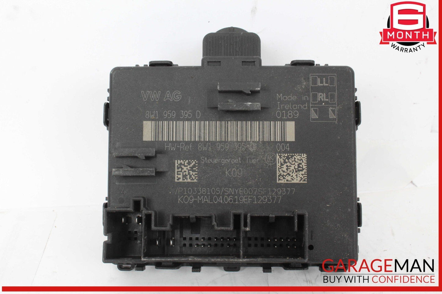 17-20 Audi S3 A3 Rear Left / Right Side Door Control Module Unit 8W1959395D OEM