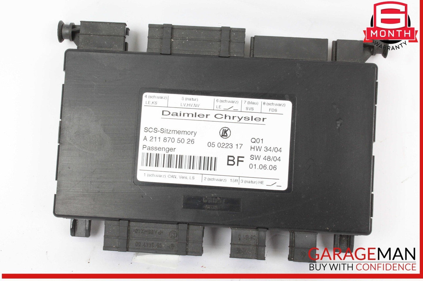 03-12 Mercedes R171 SLK350 GL450 Front Right Side Under Seat Control Module OEM