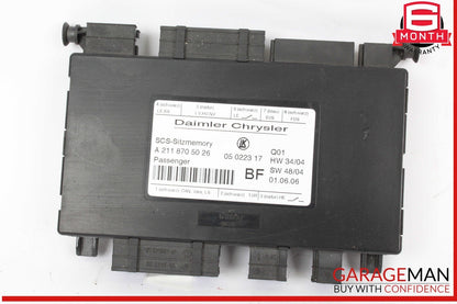 03-12 Mercedes R171 SLK350 GL450 Front Right Side Under Seat Control Module OEM