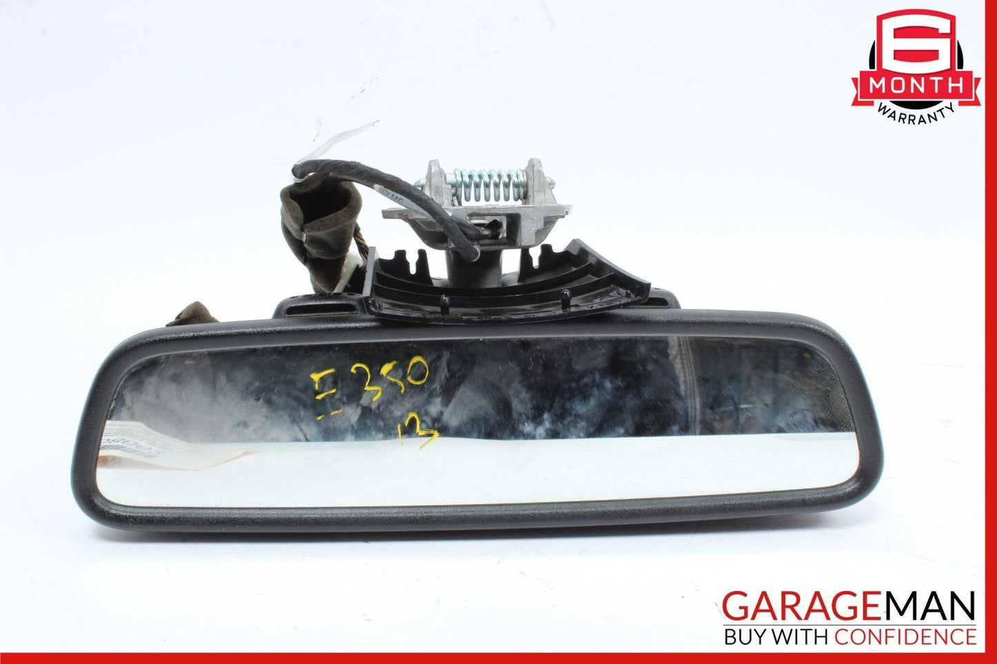 10-16 Mercedes W204 C250 C300 E350 Interior Upper Top Rear View Mirror Black