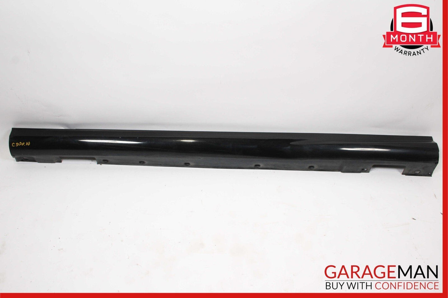 08-14 Mercedes W204 C300 AMG Sport Sedan Left Side Skirt Moulding Obsidian Black