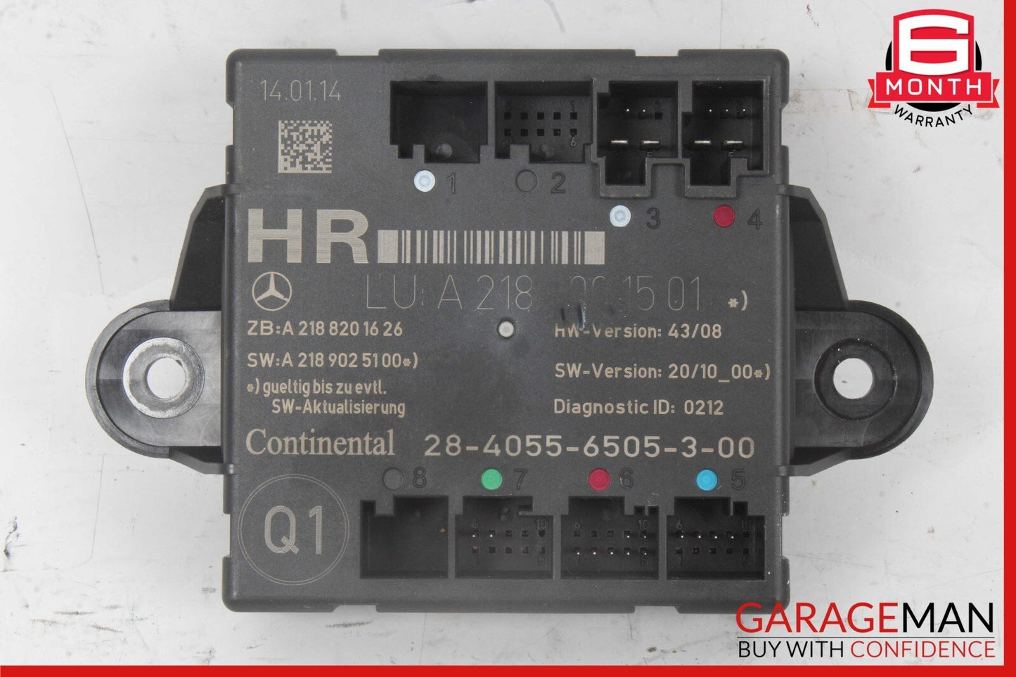 08-18 Mercedes W204 C250 CLS500 Rear Right Side Door Control Module Unit OEM