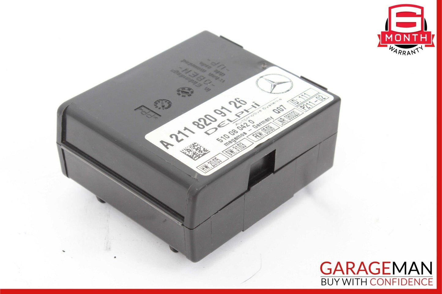 05-11 Mercedes R171 SLK300 SL500 CL500 Anti Theft Alarm Sensor Control Module