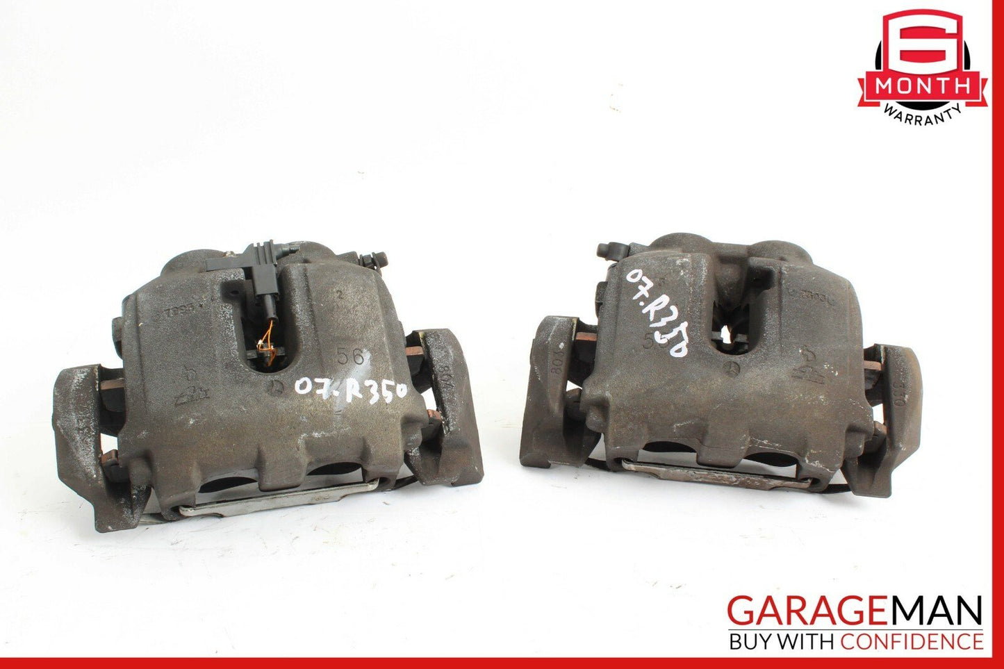 06-09 Mercedes W251 R320 ML350 Front Right & Left Brake Caliper Calipers Set OEM