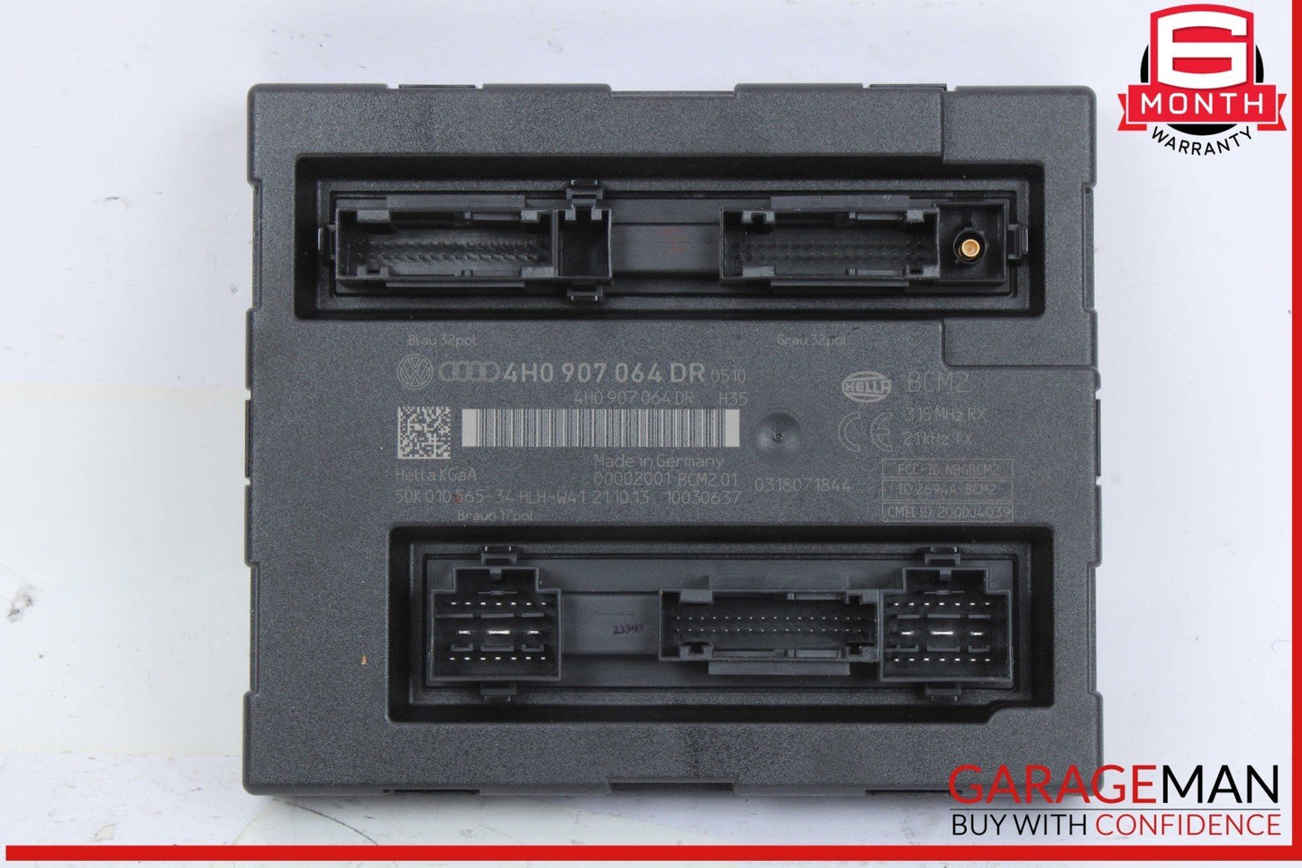 12-18 Audi A6 A7 S6 BCM Comfort Body Control Module Unit 4H0907064DR OEM