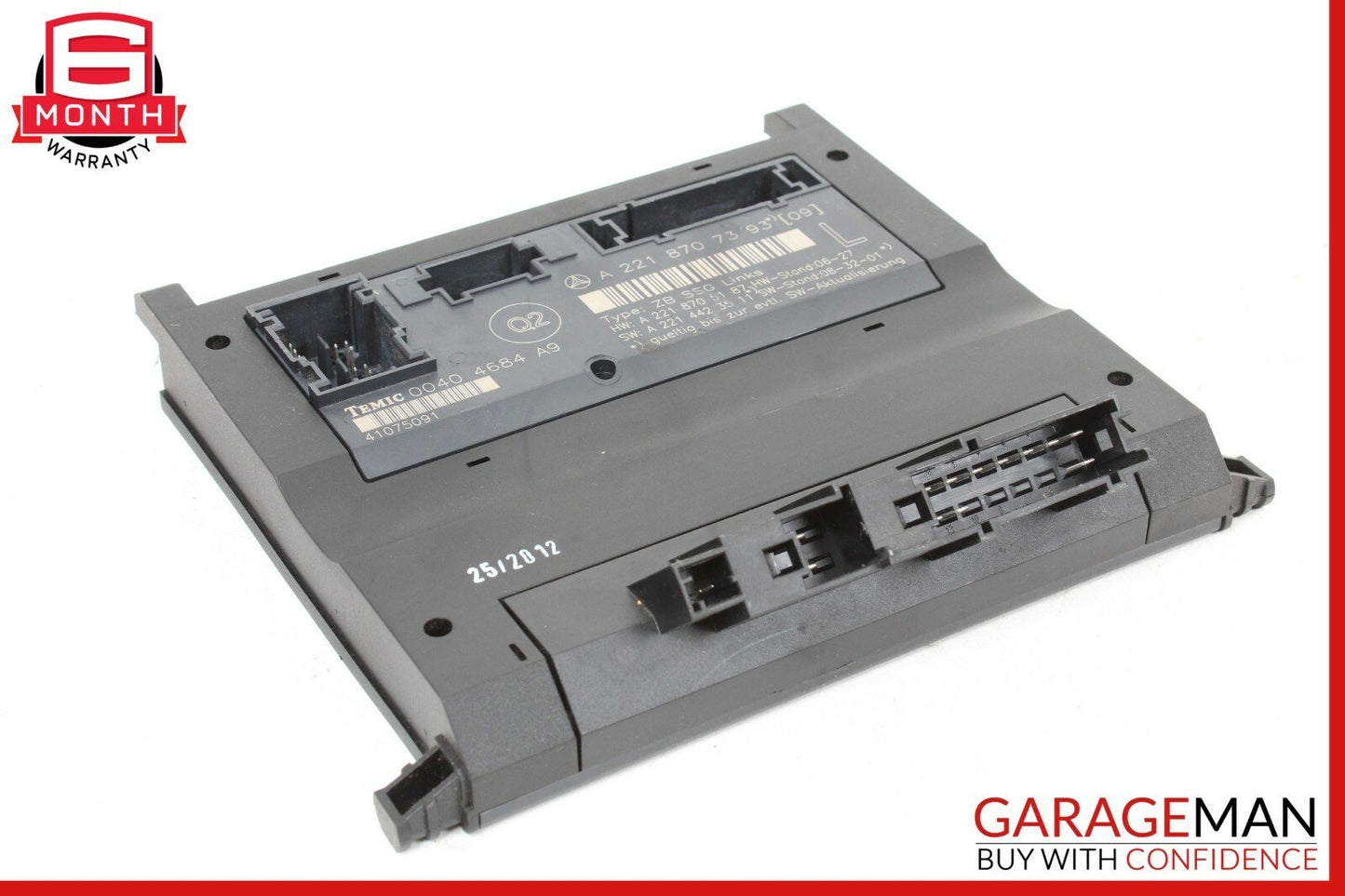 07-13 Mercedes W221 S350 S550 Front Left Driver Seat Control Unit 2218707393 OEM