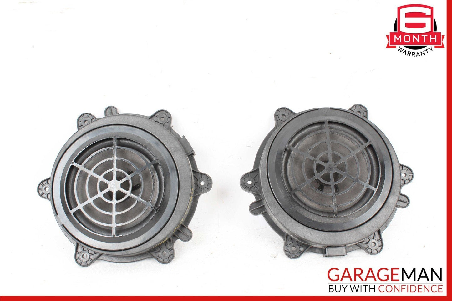 11-18 Porsche Cayenne S 958 Rear Left & Right Side Door Audio Sound Speakers Set
