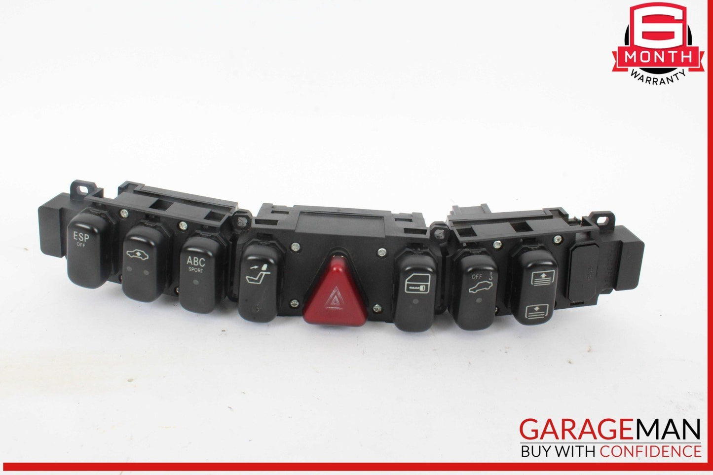 00-02 Mercedes W220 S55 AMG Center ESP Hazard Light Door Lock Switch Control