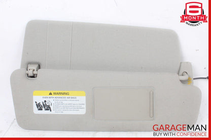 07-15 Audi Q7 L4 Front Right Passenger Side Sun Visor Shade Gray 4L0857552D OEM