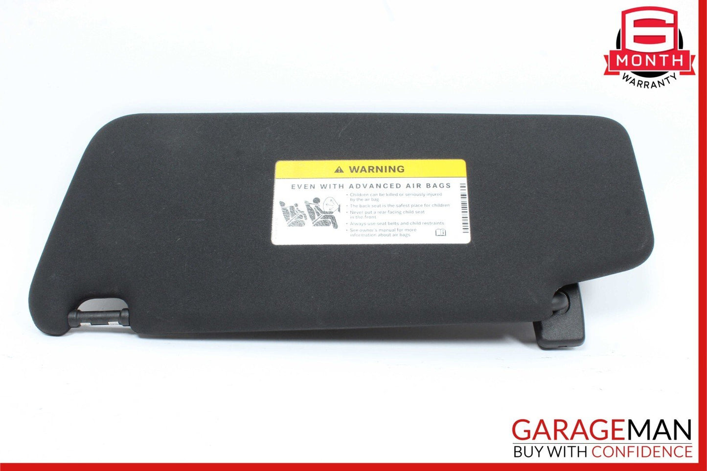08-14 Mercedes W204 C250 Front Right Passenger Sun Visor Sunvisor Shade Black