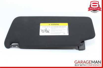 08-14 Mercedes W204 C250 Front Right Passenger Sun Visor Sunvisor Shade Black
