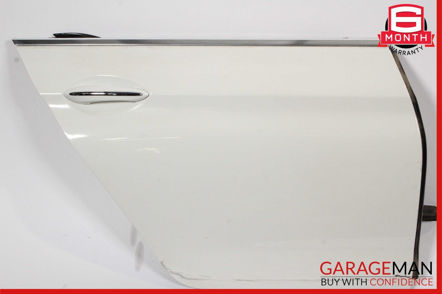 13-19 BMW 650i F06 Rear Right Passenger Side Door Exterior Shell White OEM