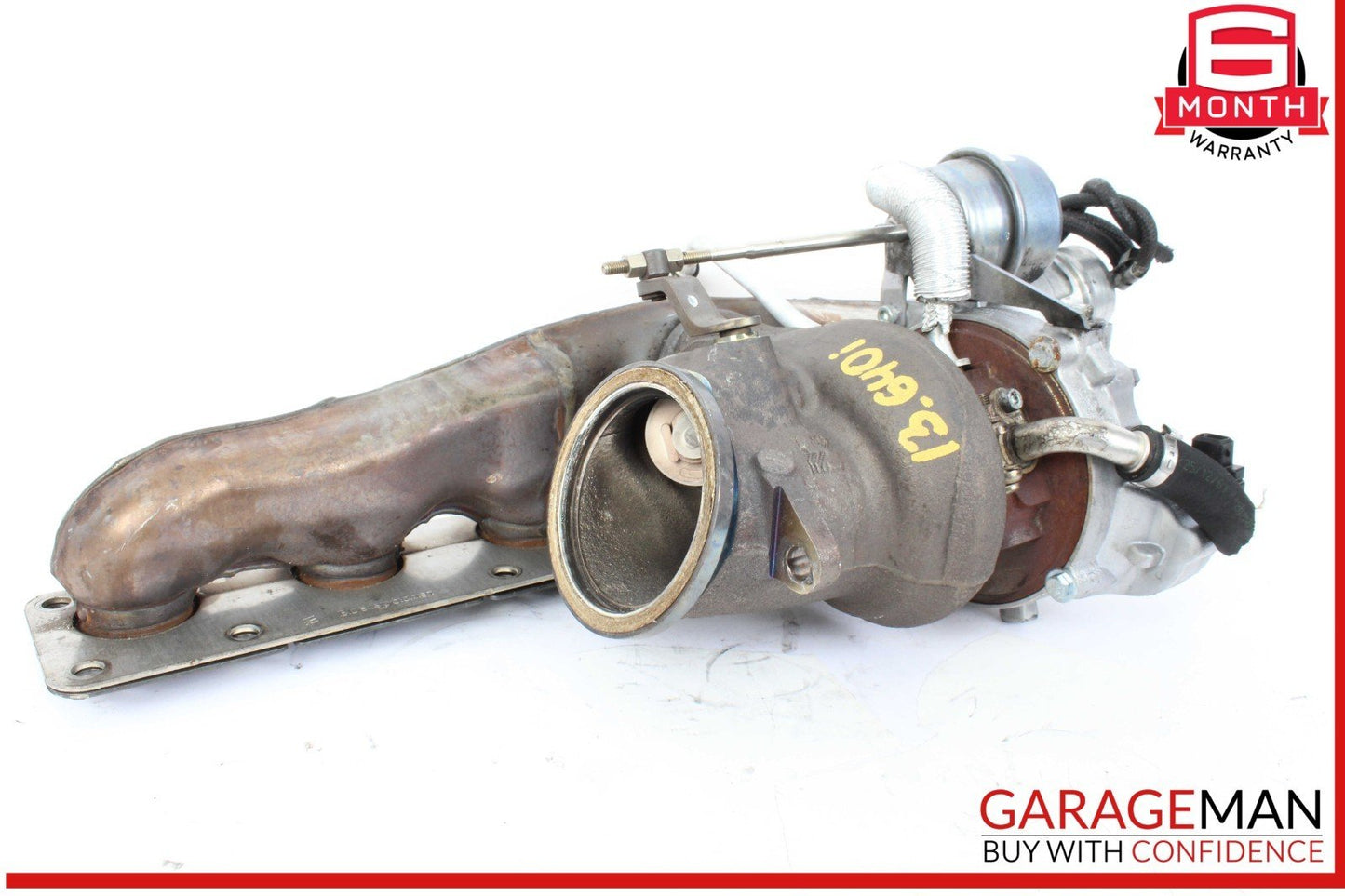 12-18 BMW 640i 650i Engine Turbo Charger Turbocharger w/ Exhaust Manifold OEM