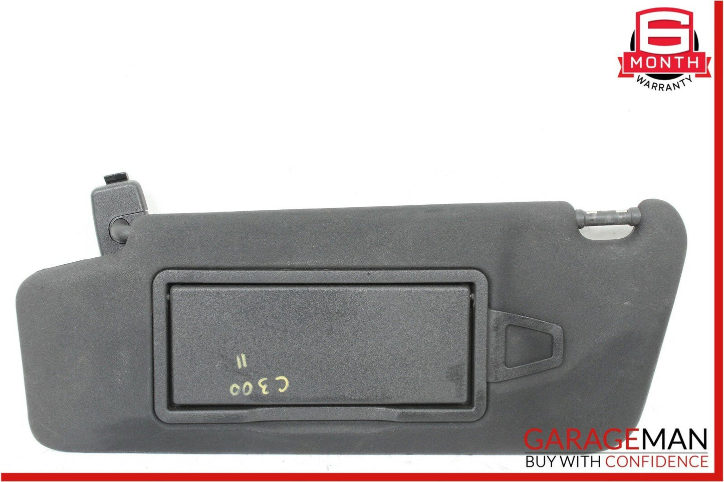 08-14 Mercedes W204 C300 C250 Front Left Side Sun Visor Sunvisor Shade Cover OEM