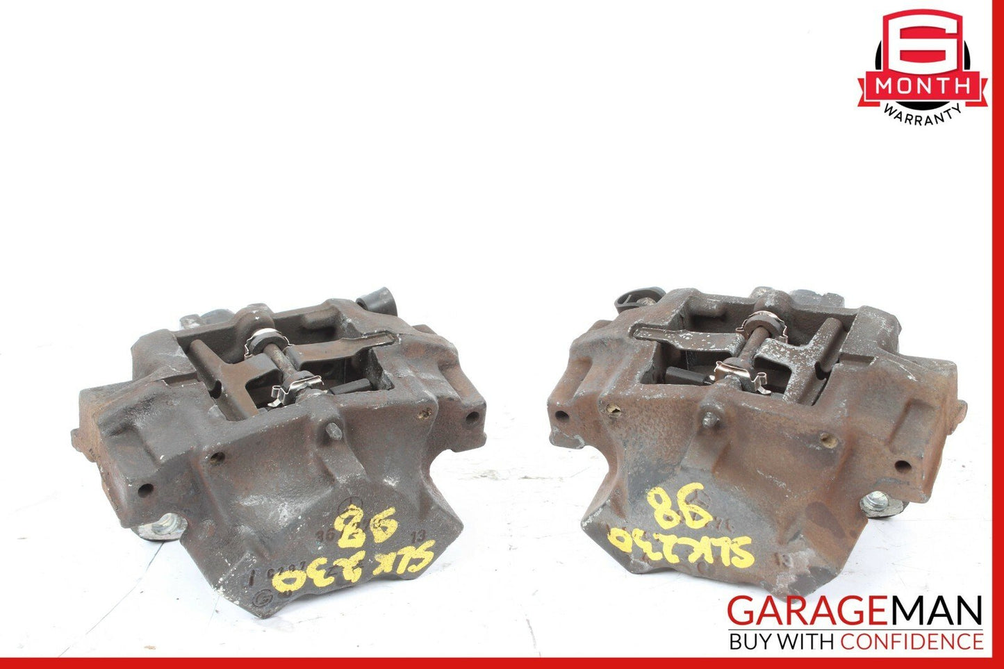 97-04 Mercedes R170 SLK230 SLK320 Rear Right & Left Side Brake Caliper Set OEM