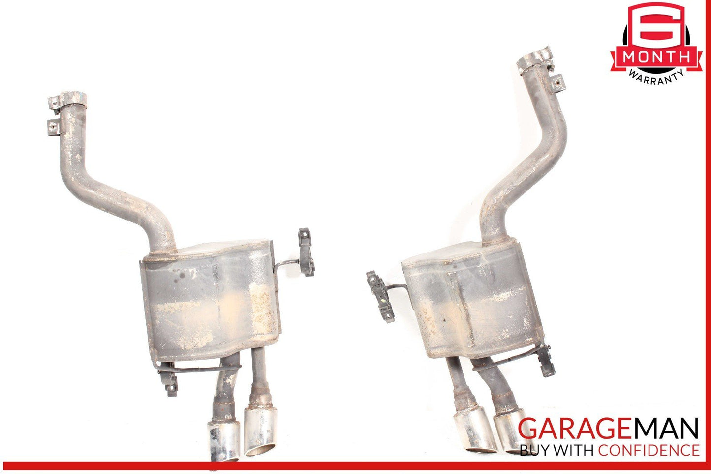 Maserati Quattroporte M139 Exhaust Mufflers Tips Left & Right Side Set OEM