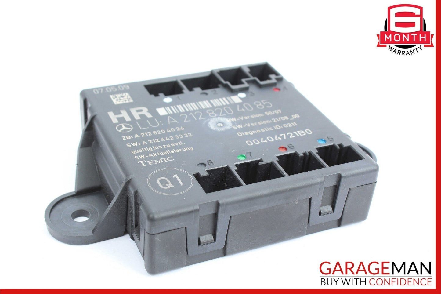 08-14 Mercedes W212 E550 C350 Rear Right Side Door Control Module 2128204085 OEM