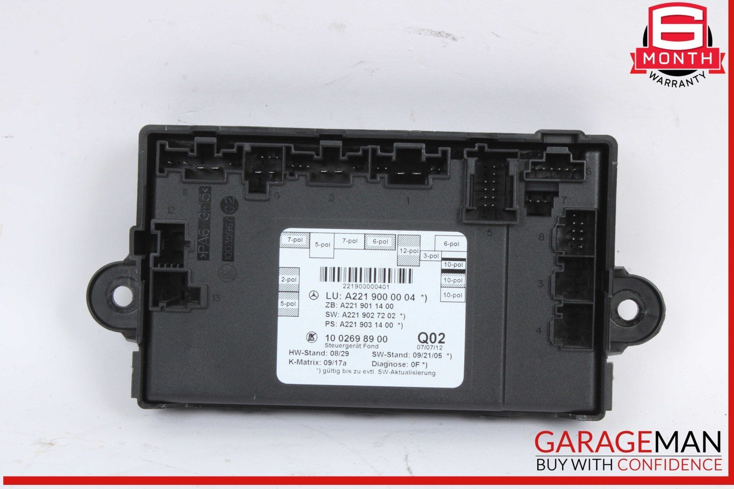 07-13 Mercedes W221 S550 S400 Rear Right or Left Side Door Control Module OEM