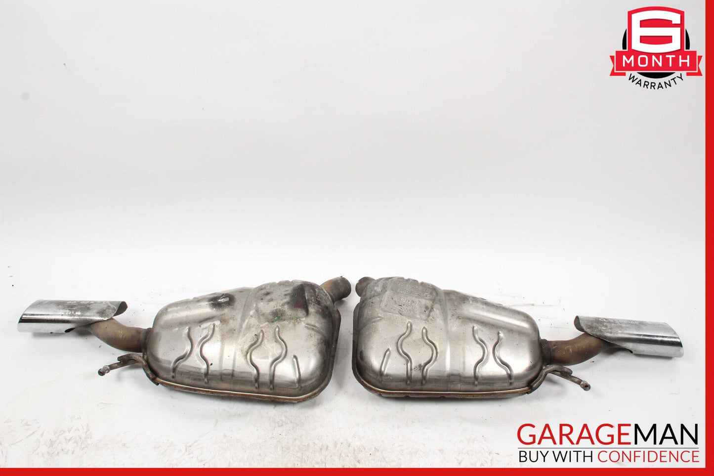 06-08 Mercedes W219 CLS500 CLS550 AMG Right & Left Exhaust Muffler Mufflers OEM