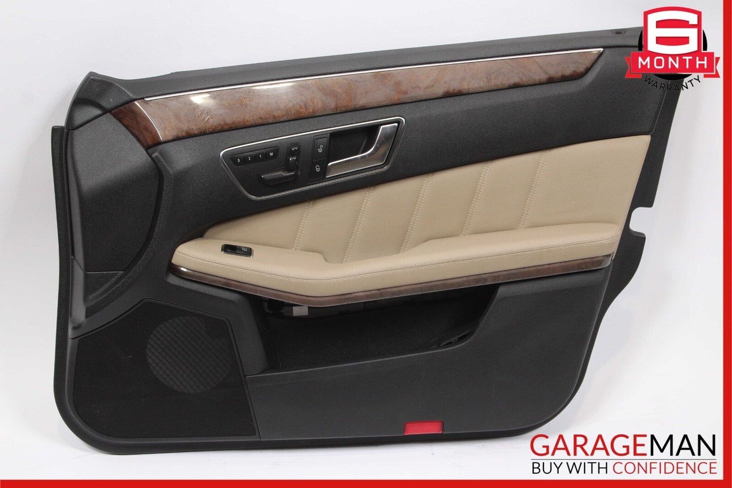10-13 Mercedes W212 E350 E550 Front Right Interior Door Panel Assembly Beige
