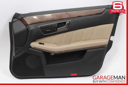 10-13 Mercedes W212 E350 E550 Front Right Interior Door Panel Assembly Beige