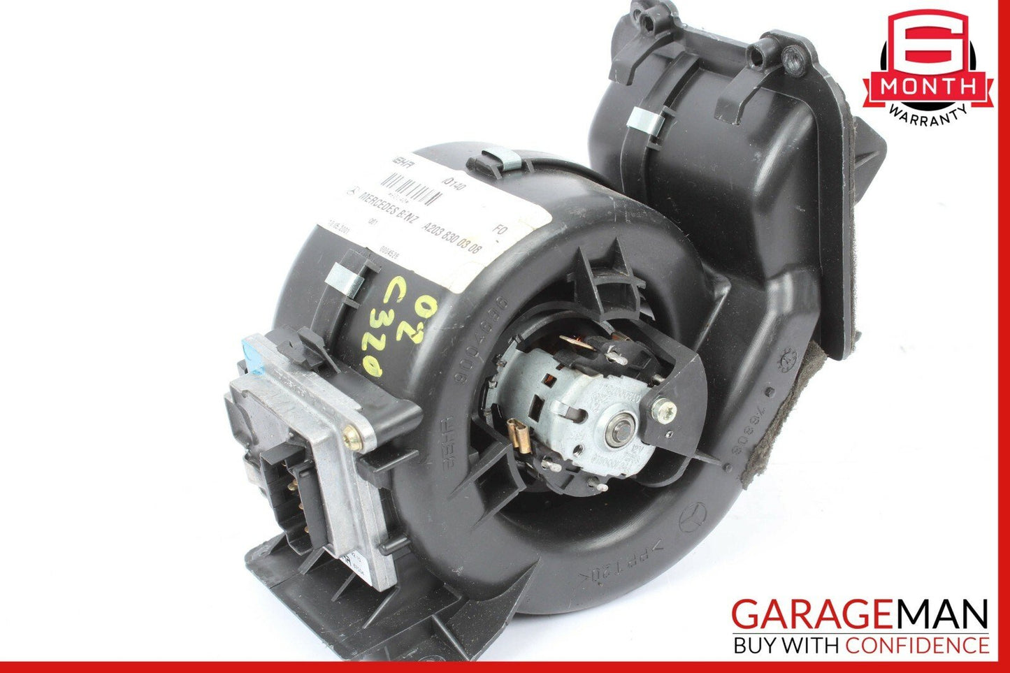 01-09 Mercedes W209 CLK500 C320 Rear AC A/C Heater Blower Motor Fan Assembly