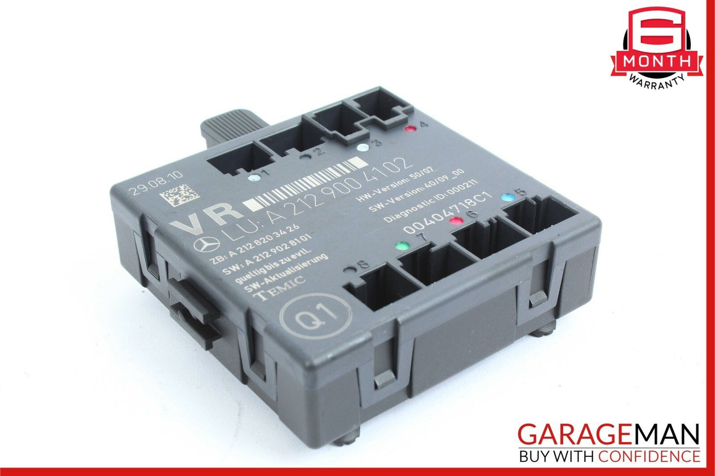 08-14 Mercedes W204 C300 C250 Front Right Passenger Side Door Controller Module
