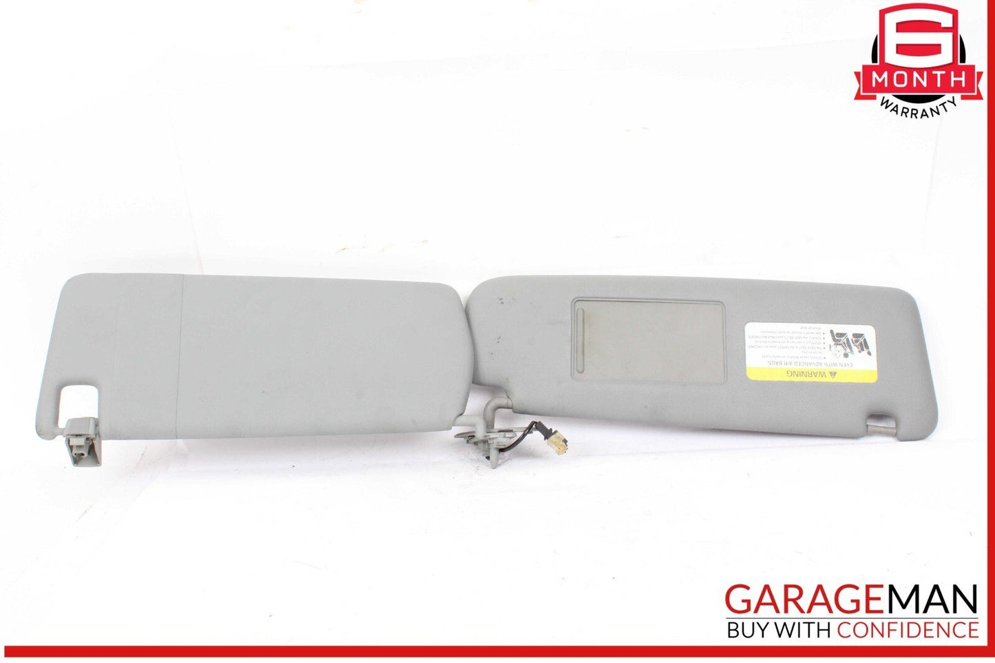 03-10 Porsche Cayenne S 957 Front Right Side Sunvisor Sun Visor Shade Gray OEM