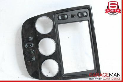 02-05 Mercedes W163 ML320 ML350 ML500 Center Console Switch Trim Bezel Black OEM