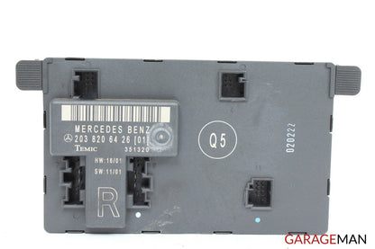 01-07 Mercedes W203 C230 C320 Front Right Side Door Computer Control Module Unit