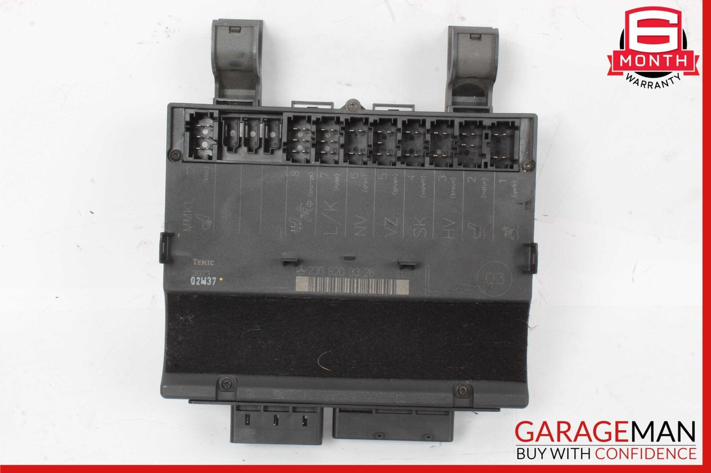 03-12 Mercedes R230 SL500 SL55 AMG Front Left Side Under Seat Control Module OEM