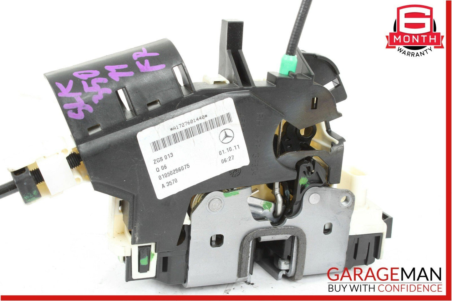 12-16 Mercedes R172 SLK350 Front Right Side Keyless Go Door Lock Latch Actuator