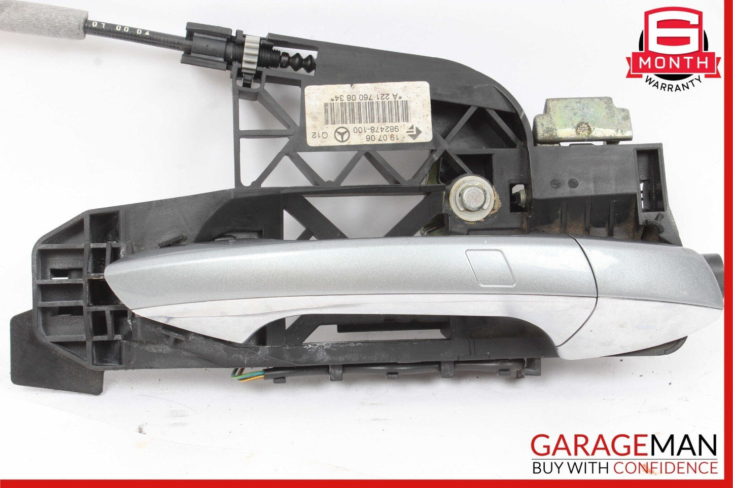 07-13 Mercedes W221 S400 S550 Rear Right Exterior Door Handle Keyless Go OEM