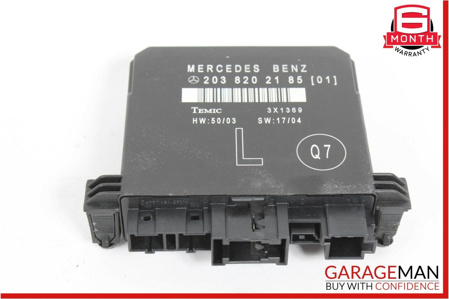 01-07 Mercedes W203 C230 C280 Rear Left Side Door Computer Control Module Unit