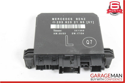 01-07 Mercedes W203 C230 C280 Rear Left Side Door Computer Control Module Unit