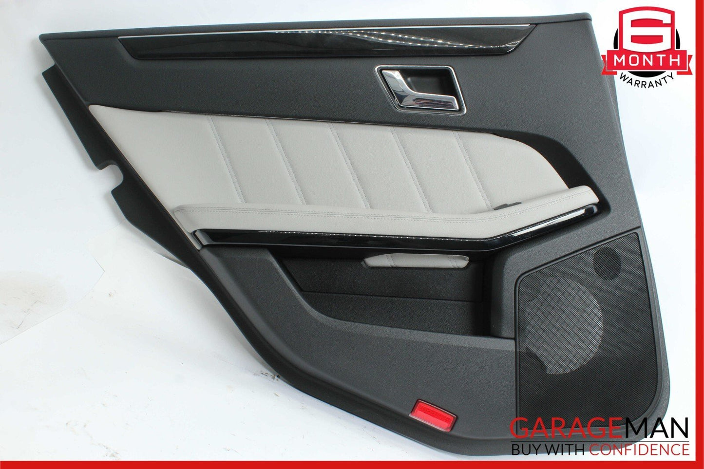 10-13 Mercedes W212 E350 E550 Rear Left Driver Side Interior Door Panel Grey