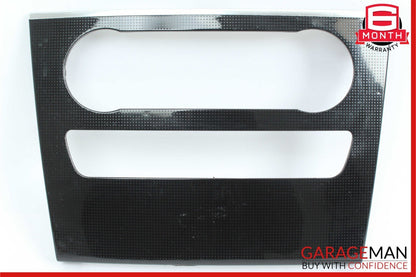 06-12 Mercedes W164 ML350 GL450 Center Console Control Trim Bezel Panel Black