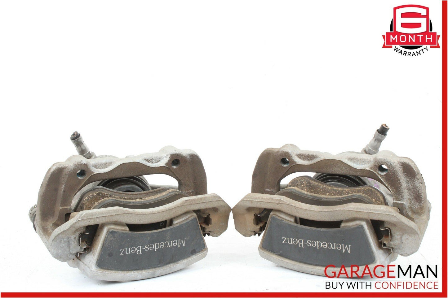 08-12 Mercedes W204 C300 C250 4Matic Front Brake Calipers Left and Right Set OEM
