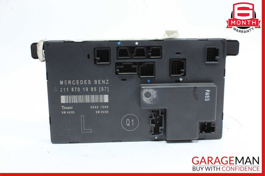 03-09 Mercedes W211 E500 E320 E63 AMG Front Left Side Door Control Module Unit