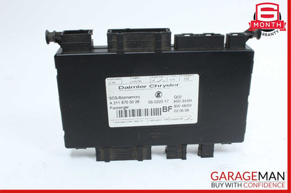 03-12 Mercedes E320 ML550 SLK280 GL450 Front Right Side Seat Controller Module