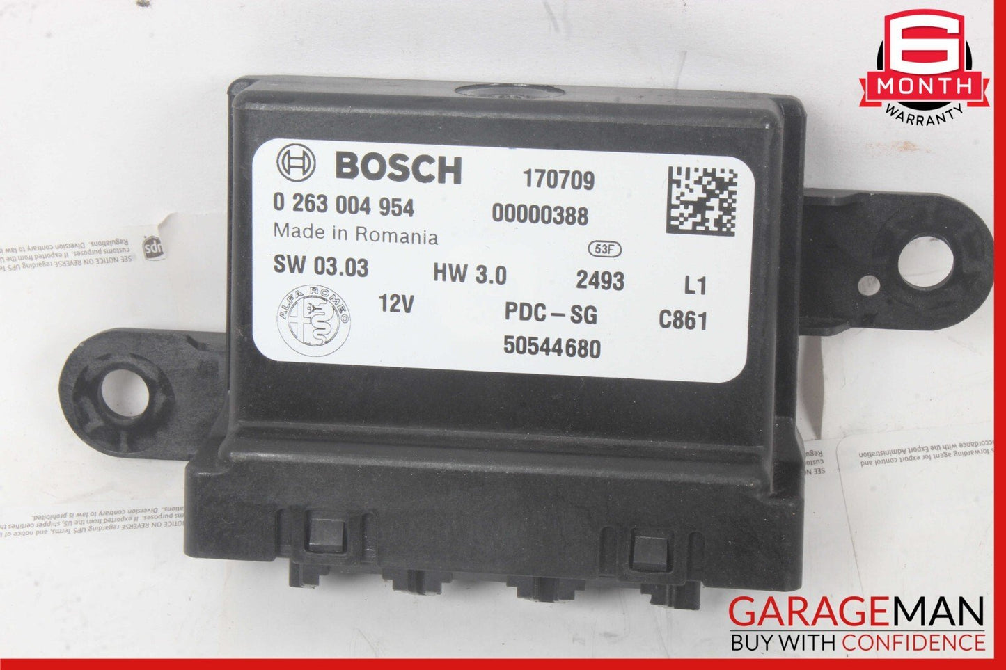 17-24 Alfa Romeo Stelvio Parking Aid Control Module 0263004954 OEM