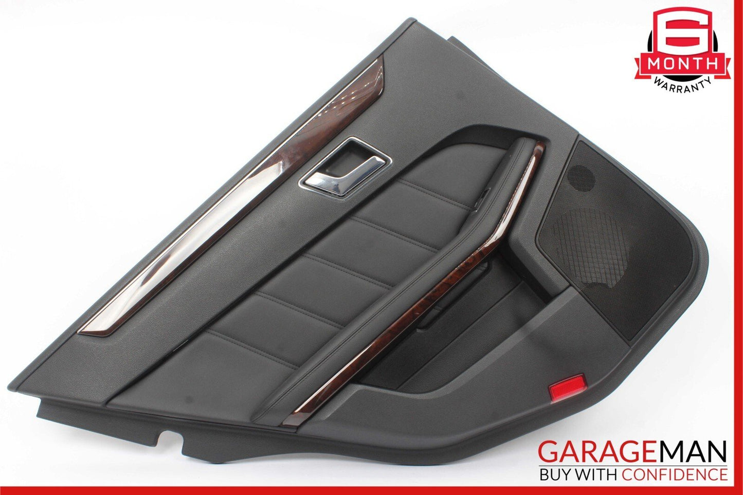 10-13 Mercedes W212 E350 E550 Rear Left Interior Door Panel Black OEM