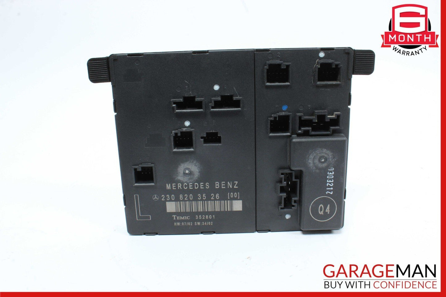 03-12 Mercedes R230 SL500 SL55 SL63 AMG Front Left Door Control Module Unit OEM