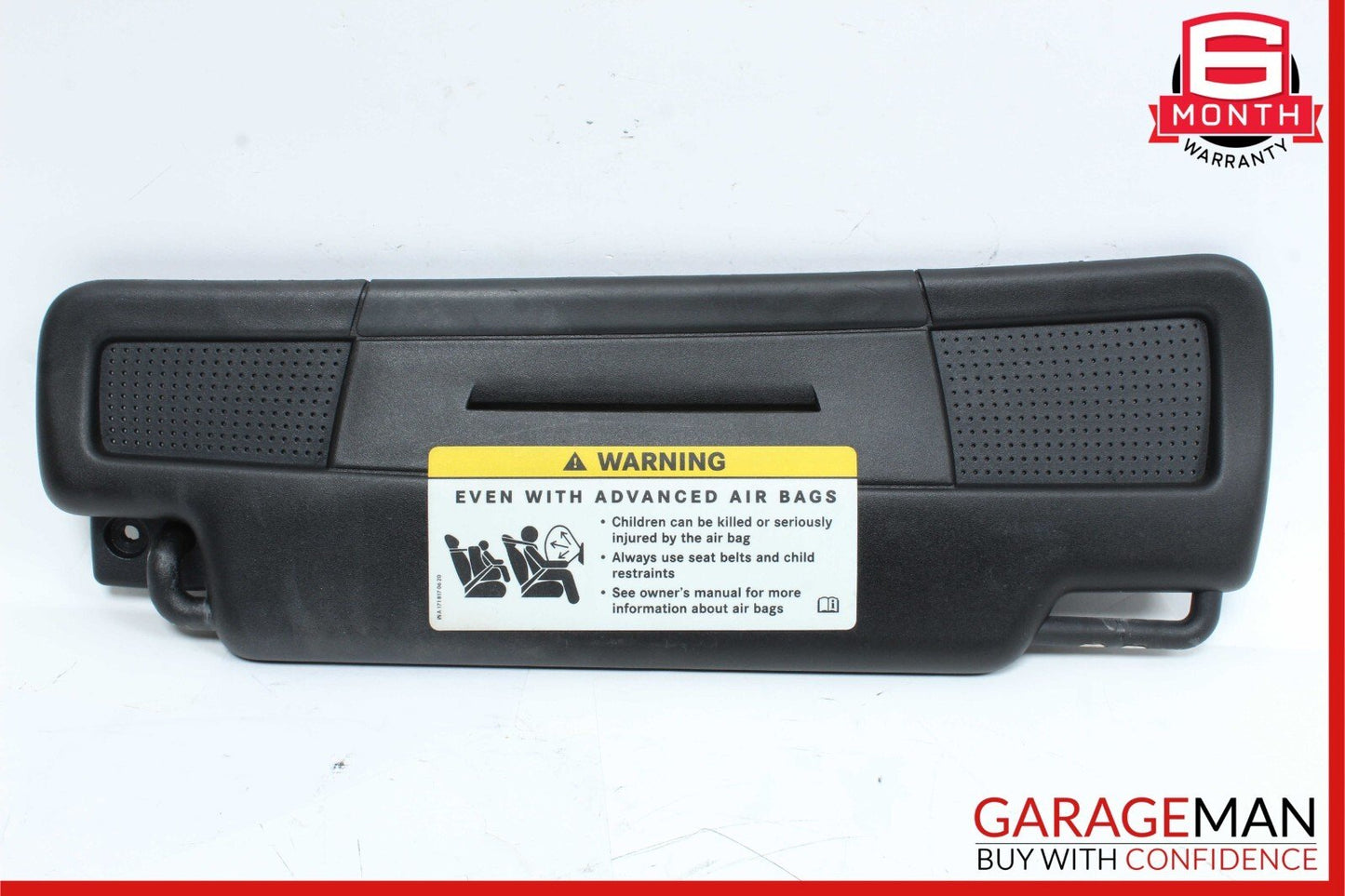 05-11 Mercedes R171 SLK300 Front Left Driver Sun Visor Sunvisor Shade Black OEM