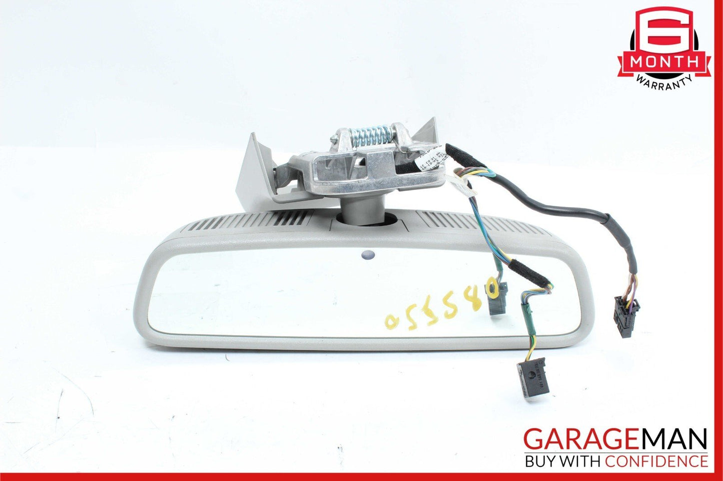 07-13 Mercedes W221 S550 S600 S63 AMG Interior Top Rear View Mirror Gray OEM
