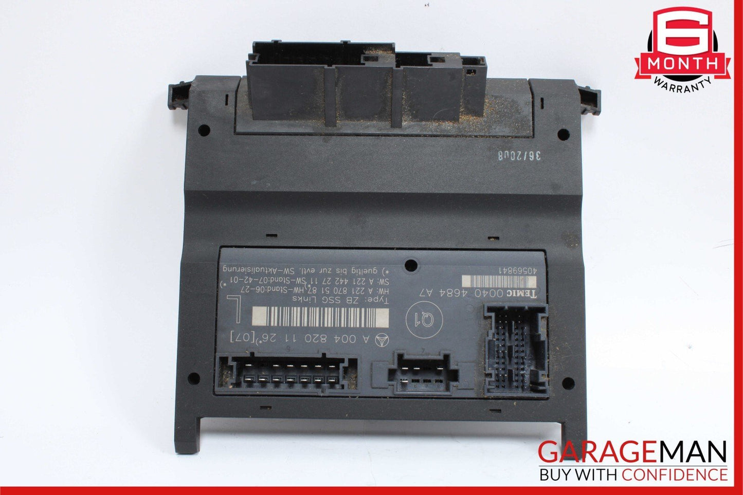 07-13 Mercedes W221 S550 S400 Front Left Driver Side Under Seat Controller Unit