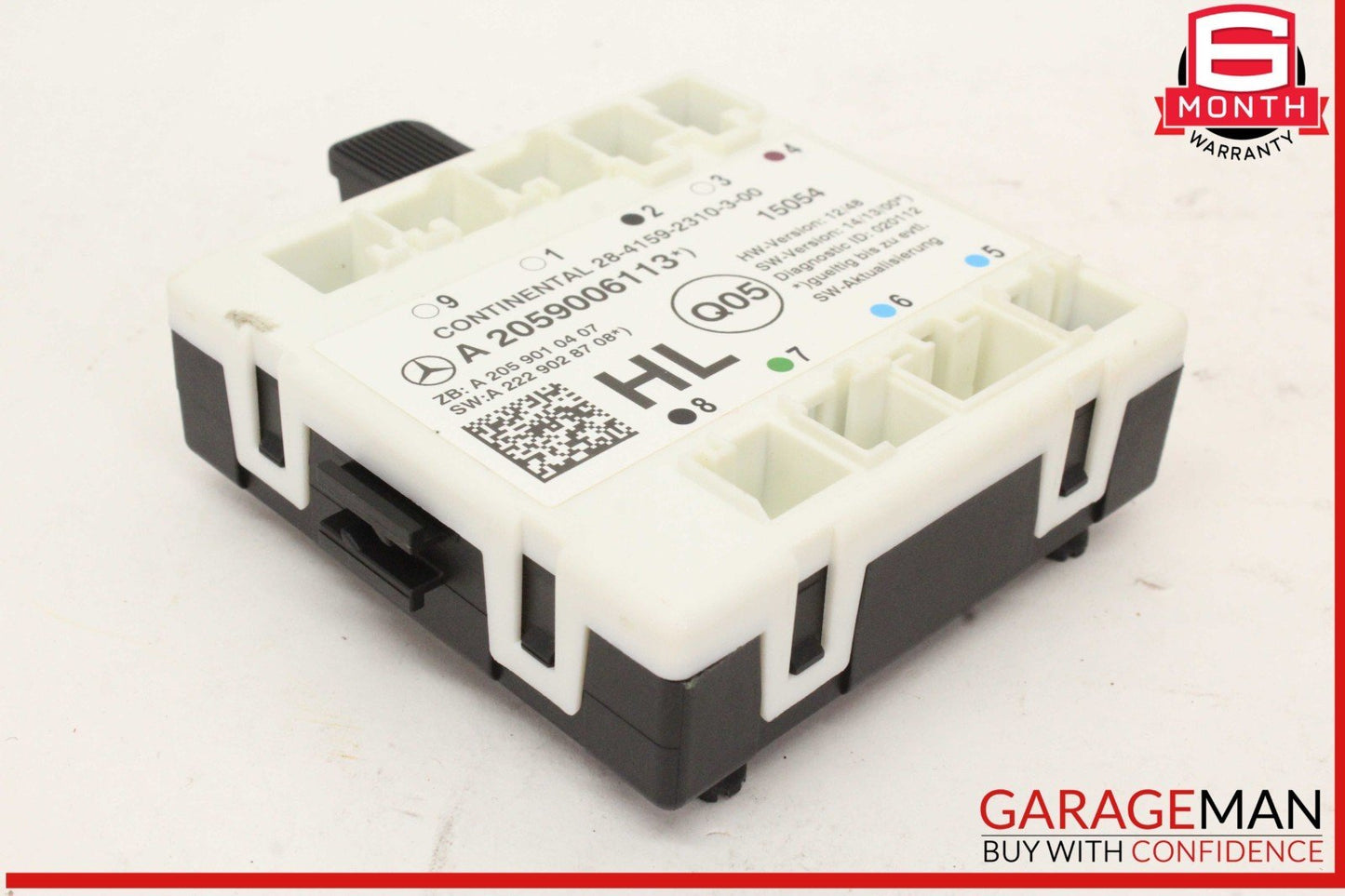 15-18 Mercedes W205 C300 Rear Left Driver Side Door Control Module Unit OEM