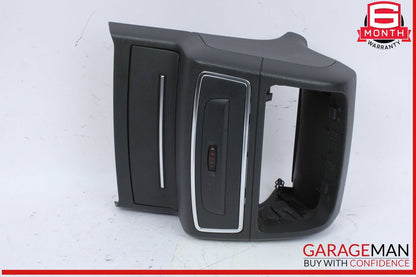 12-18 Audi A6 S6 A7 Rear Climate Control Trim w/ Ashtray Cigarette Lighter OEM