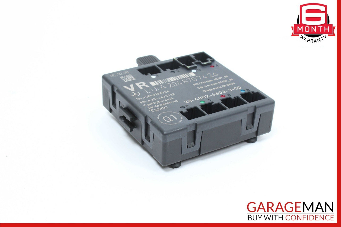 08-18 Mercedes W204 C300 C250 E400 Front Right Side Door Control Module OEM