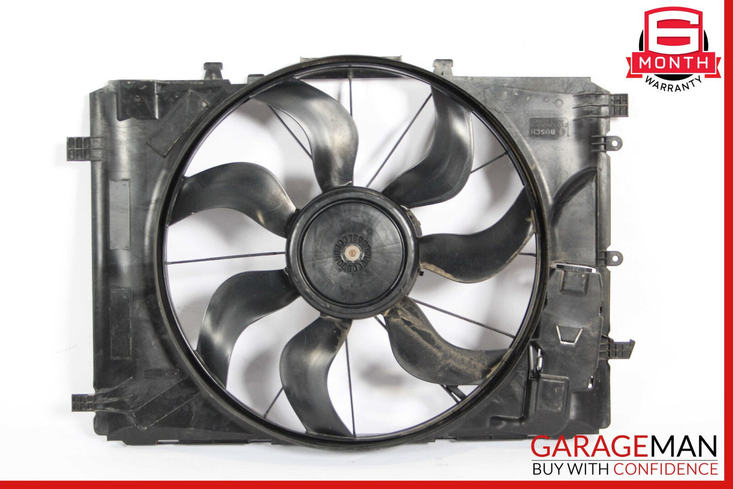 12-20 Mercedes W117 CLA250 SLK250 Engine Radiator Cooling Fan Motor Shroud Assy